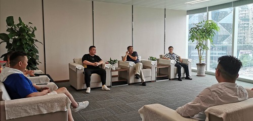福建省四川巴中商會(huì)會(huì)長余洪君一行考察道和遠(yuǎn)大集團(tuán)
