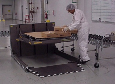 Roll-On Level Loader with Turntable and Corrosion Resistant Finish