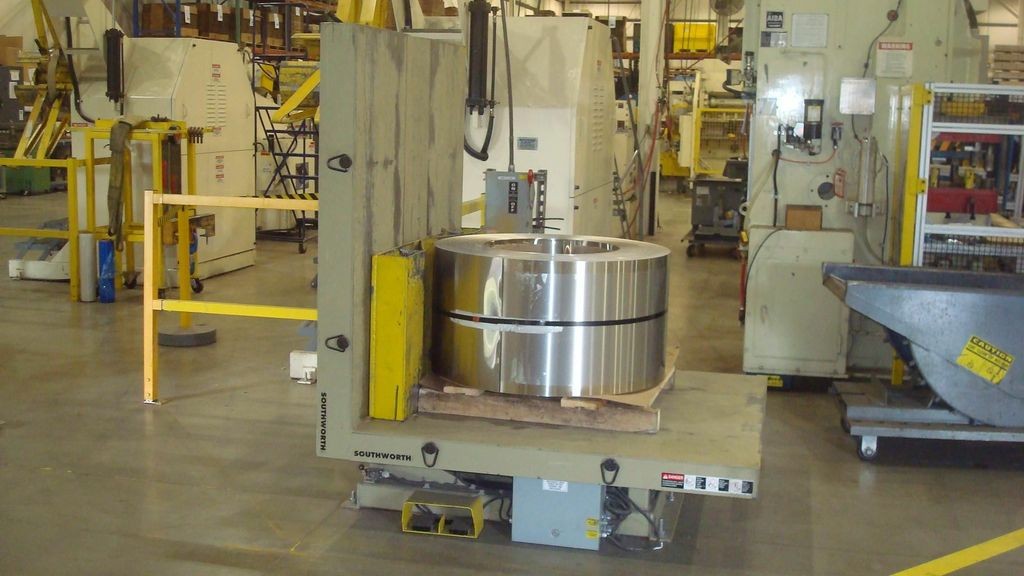 Upender for Reorienting Coils