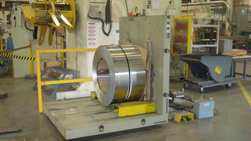 Upender for Reorienting Coils