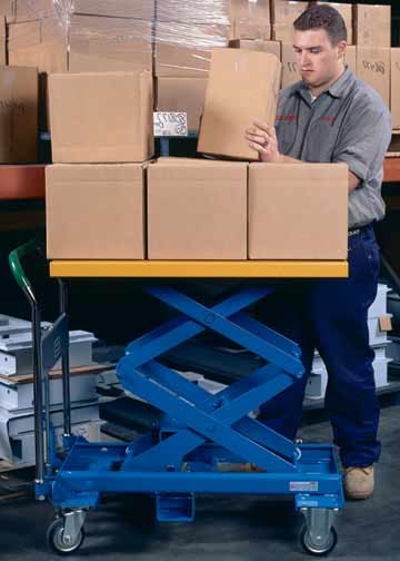 Portable Lift Table - foot pump actuated