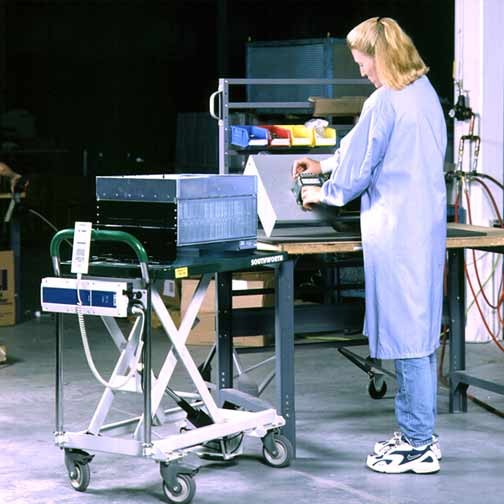 Portable Lift Table - Powered Mobile Lift Cart
