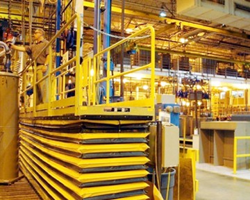 Worker Platform Lift Assembly and Inspection