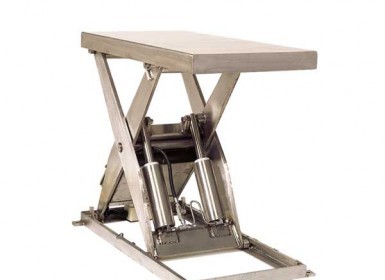 LS Series Lift Table in Stainless Steel Configuration