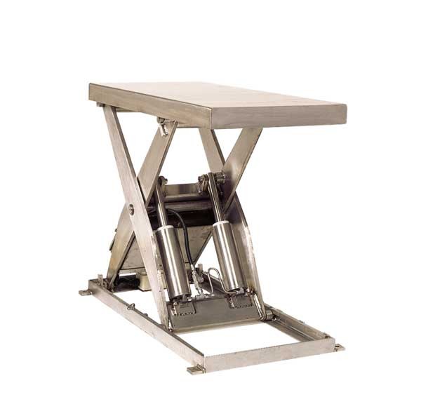 LS Series Lift Table in Stainless Steel Configuration
