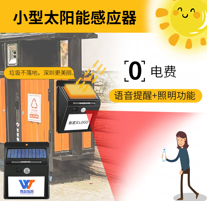 太阳能垃圾分类提示器为小伙伴们带来福音了 太阳能垃圾分类提示器为小伙伴们带来福音了