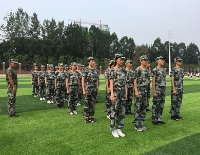 学军人精神，强自身体魄，展新川学子风范——新川军训纪实篇第二天