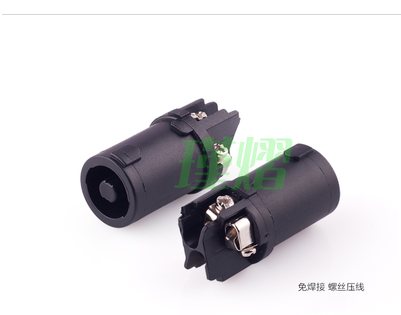 专业音响头 4芯欧姆头