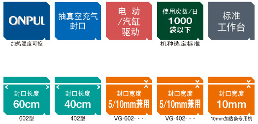抽真空充气封口机 VG系列 抽真空充气封口机 VG系列