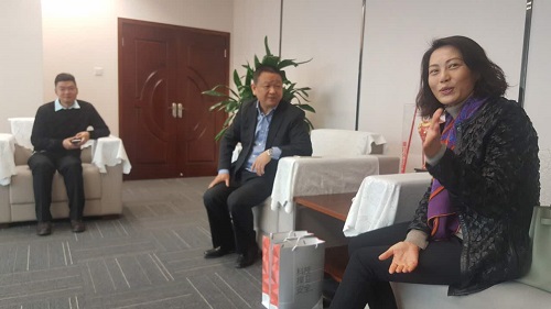 張遠鵬董事長會見泰和安總經(jīng)理宋曉梅一行