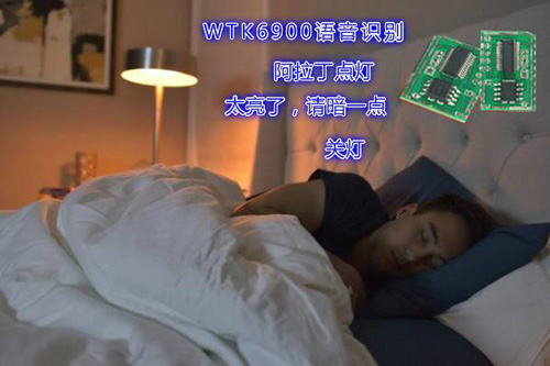LED灯声控芯片,灯具语音识别芯片,智能对话控制灯模块