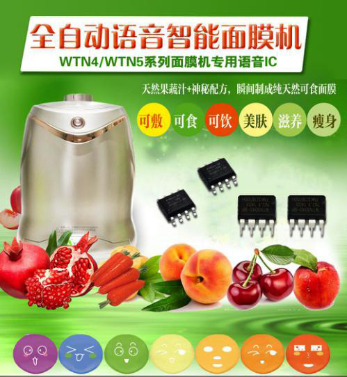 智能果蔬面膜机语音IC芯片推荐