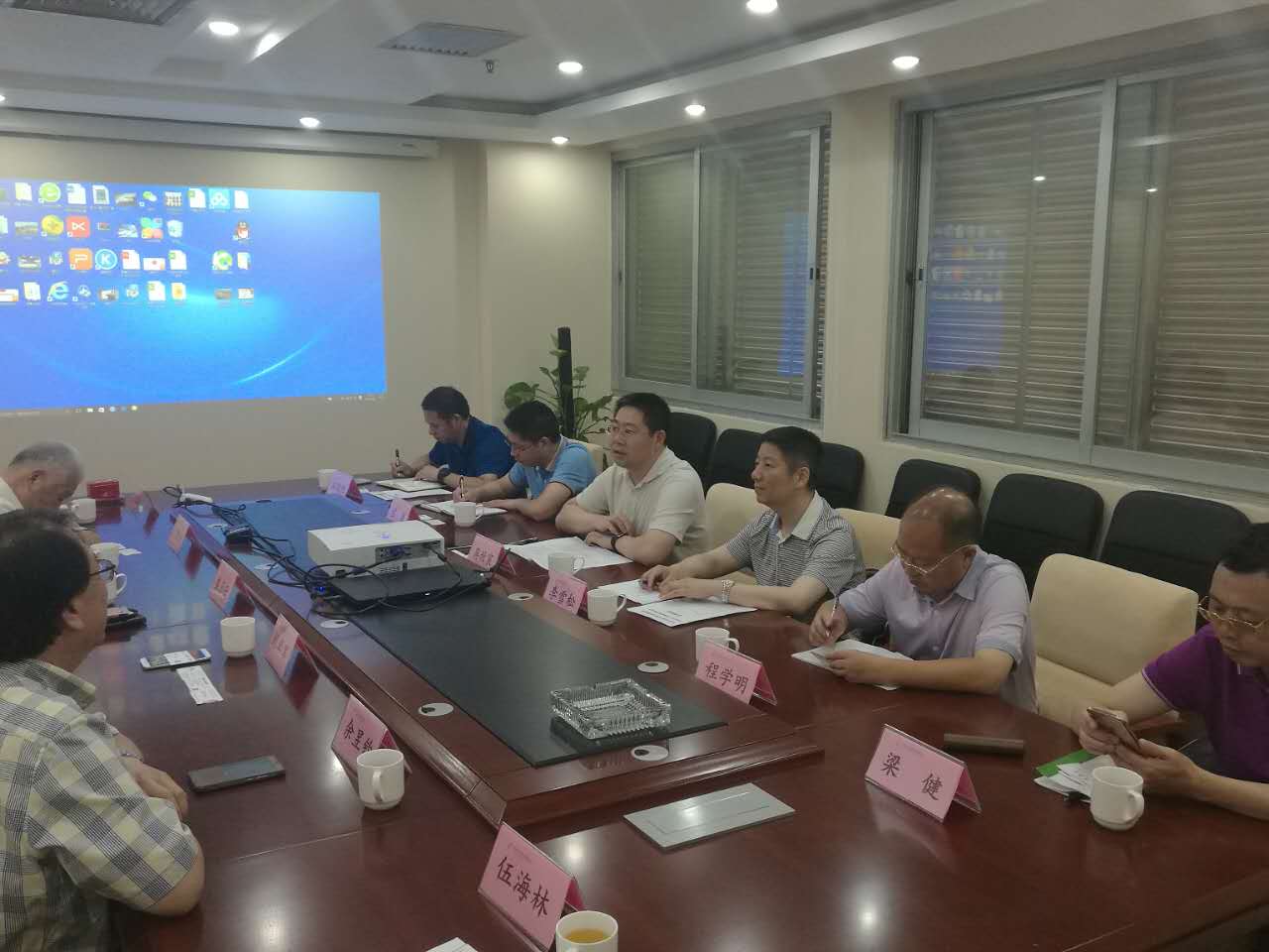 重庆长寿区领导来访我会 重庆长寿区领导来访我会