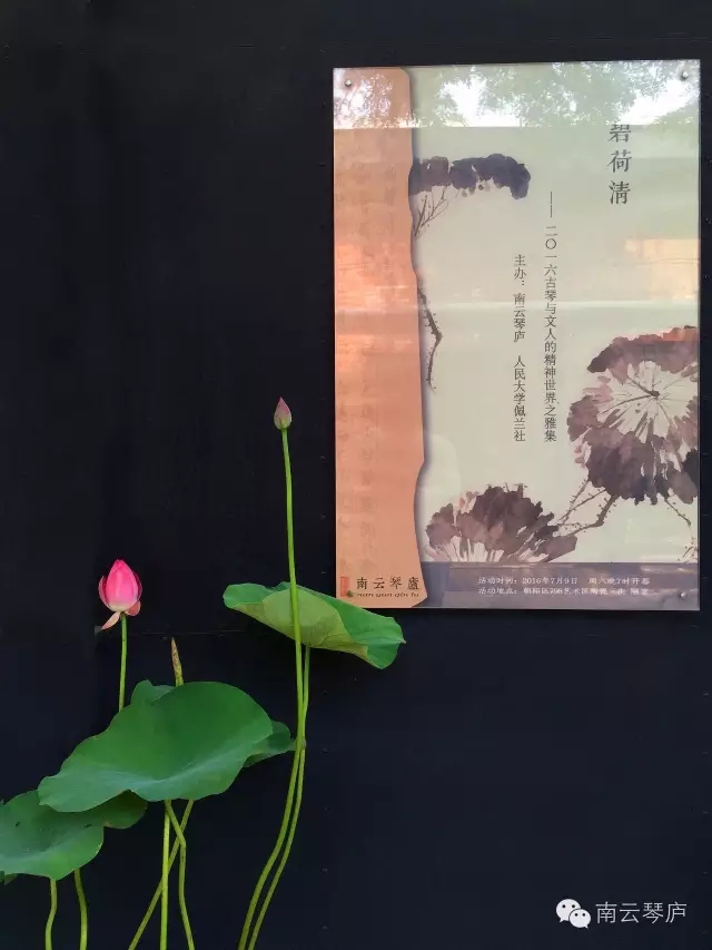 碧荷清——二〇一六古琴与文人的精神世界之雅集回顾(一) 碧荷清——二〇一六古琴与文人的精神世界之雅集回顾(一)