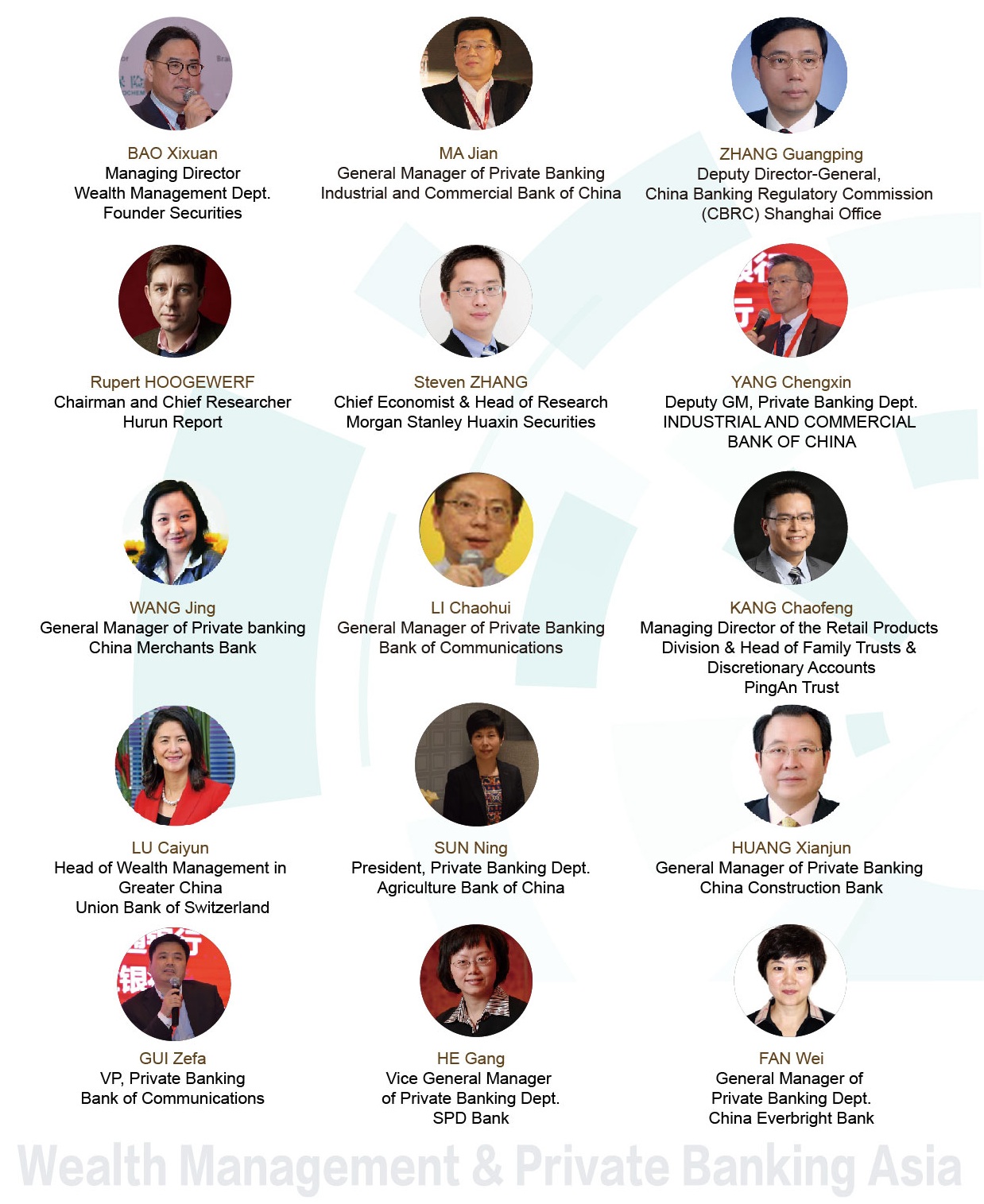 2019 The 15th Annual Wealth Management & Private Banking Asia 2019 The 15th Annual Wealth Management & Private Banking Asia