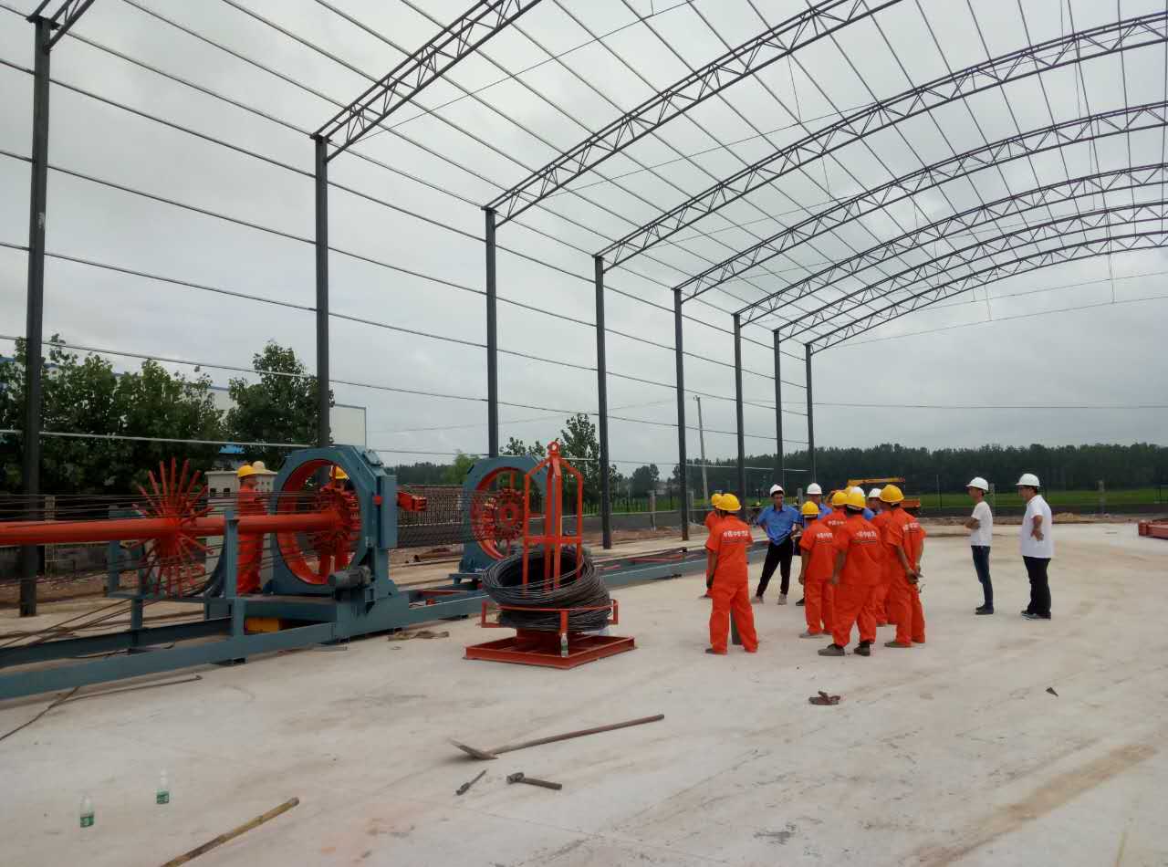 陜西榆林成功入場兩臺滾焊機