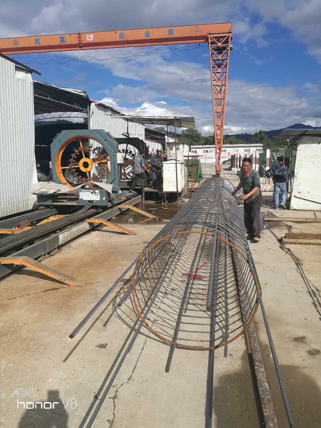 中鐵五局磨萬鐵路第1標(biāo)納堆綜合基地