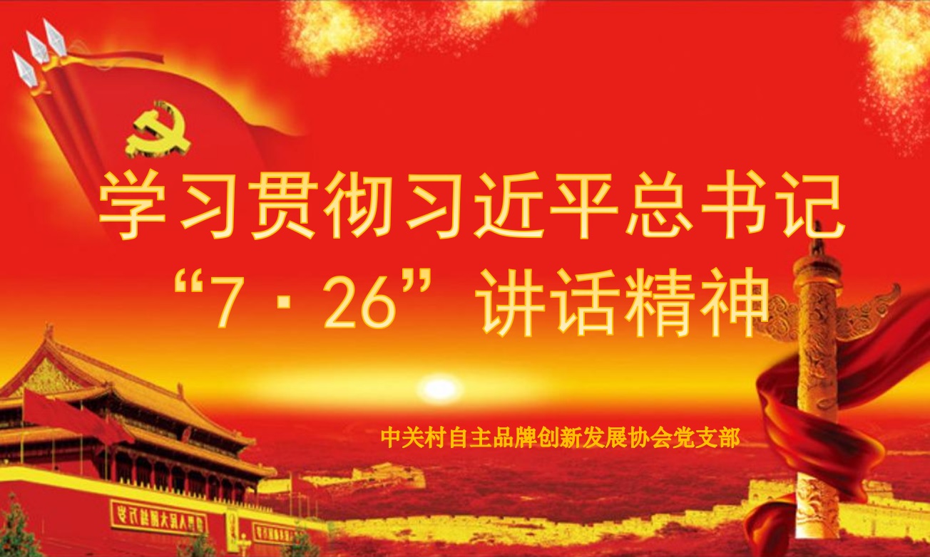 中关村品牌协会党支部认真学习习总书记“726”讲话精神 中关村品牌协会党支部认真学习习总书记“726”讲话精神