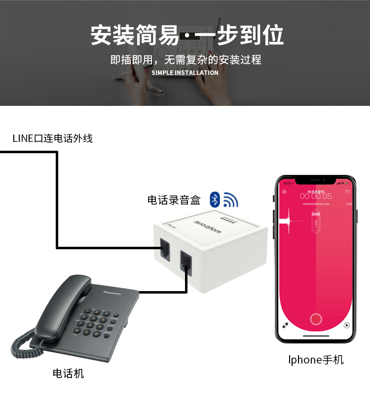 固话录音盒 固话录音盒
