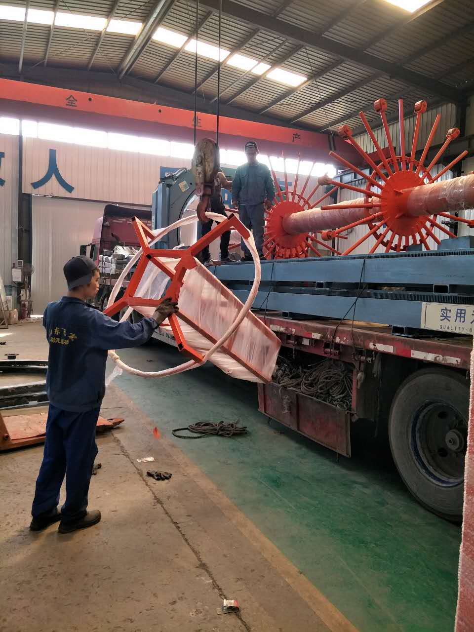FH2000數(shù)控鋼筋籠滾焊機順利抵達河南省三門峽市