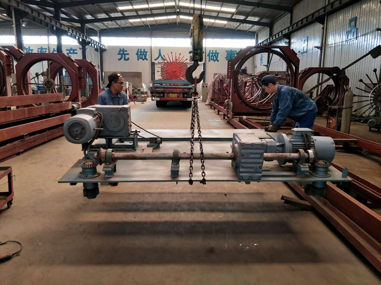 FH2000數(shù)控鋼筋籠滾焊機順利抵達河南省三門峽市