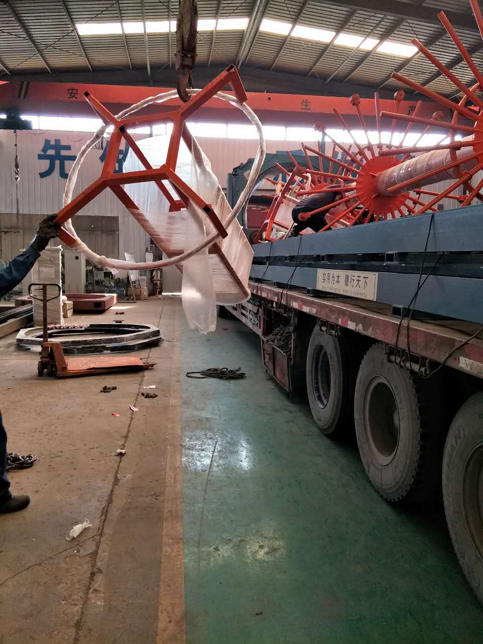FH2000數(shù)控鋼筋籠滾焊機順利抵達河南省三門峽市