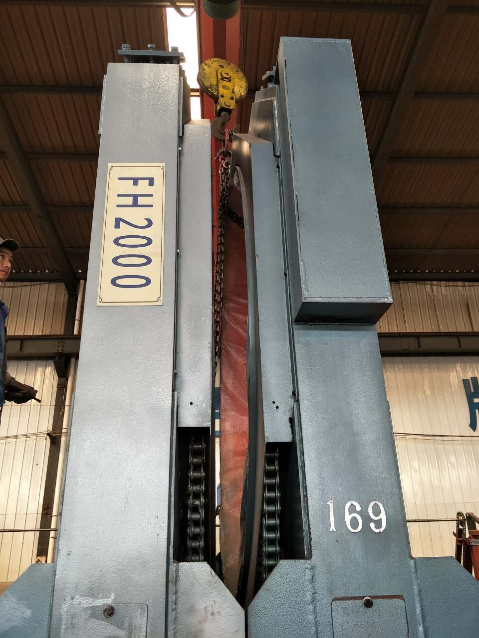 FH2000數(shù)控鋼筋籠滾焊機順利抵達河南省三門峽市