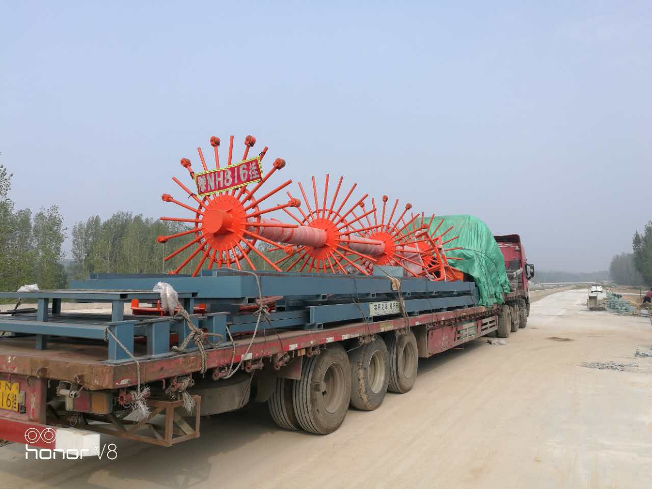 FH2000數(shù)控鋼筋籠滾焊機順利抵達河南省三門峽市
