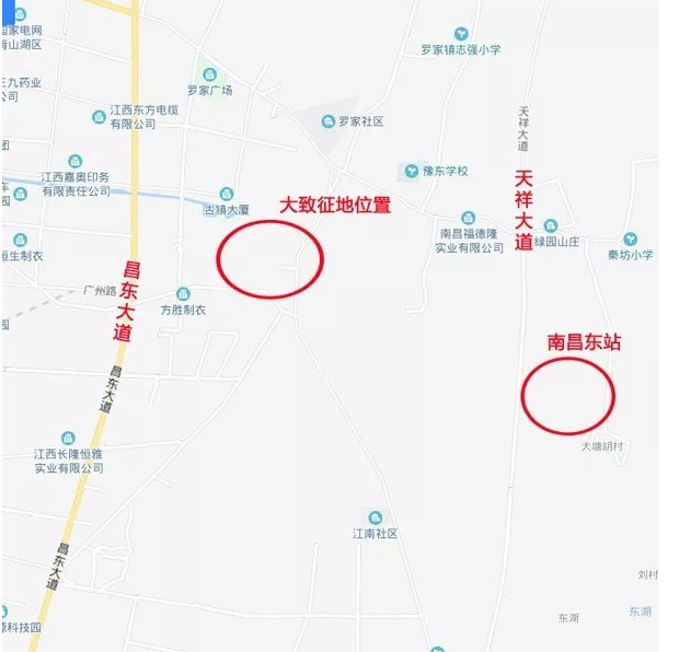 江西：南昌青山湖区拆迁计划