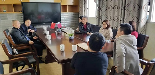张远鹏董事长考察中国—卡塔尔商业中心 张远鹏董事长考察中国—卡塔尔商业中心