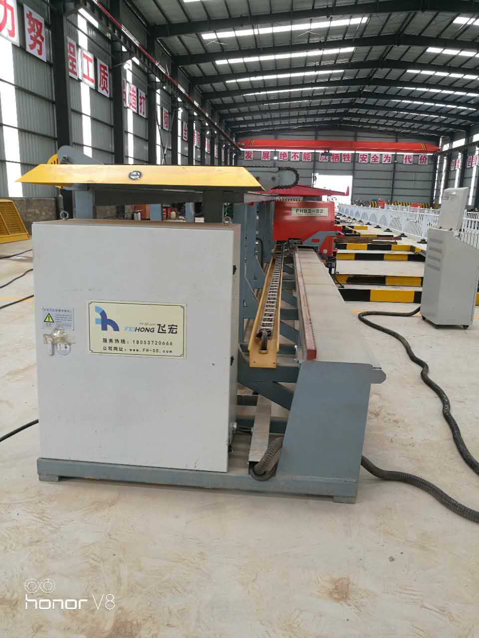 景中高速公路JZ4合同段項目經(jīng)理部鋼筋加工現(xiàn)場