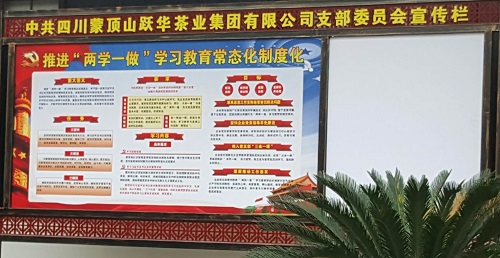 执行总裁张琰一行赴雅安名山跃华茶业集团考察 执行总裁张琰一行赴雅安名山跃华茶业集团考察