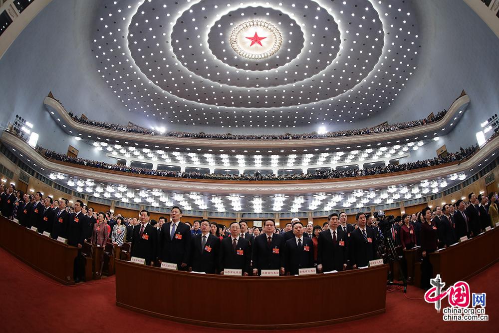 第十三届全国人民代表大会第二次会议在北京人民大会堂开幕 第十三届全国人民代表大会第二次会议在北京人民大会堂开幕