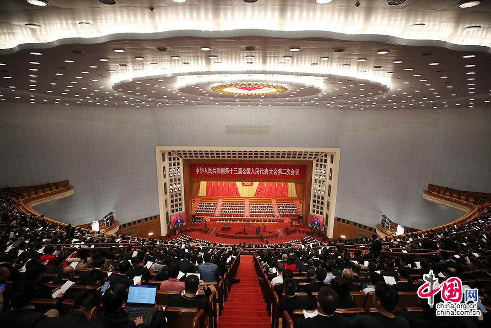 第十三届全国人民代表大会第二次会议在北京人民大会堂开幕 第十三届全国人民代表大会第二次会议在北京人民大会堂开幕