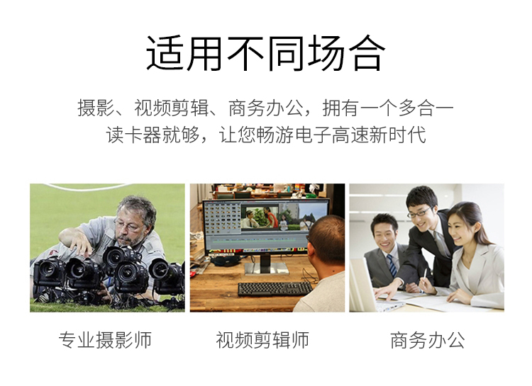 飚王（SSK）SCRM330多功能合一读卡器 USB3.0高速读写