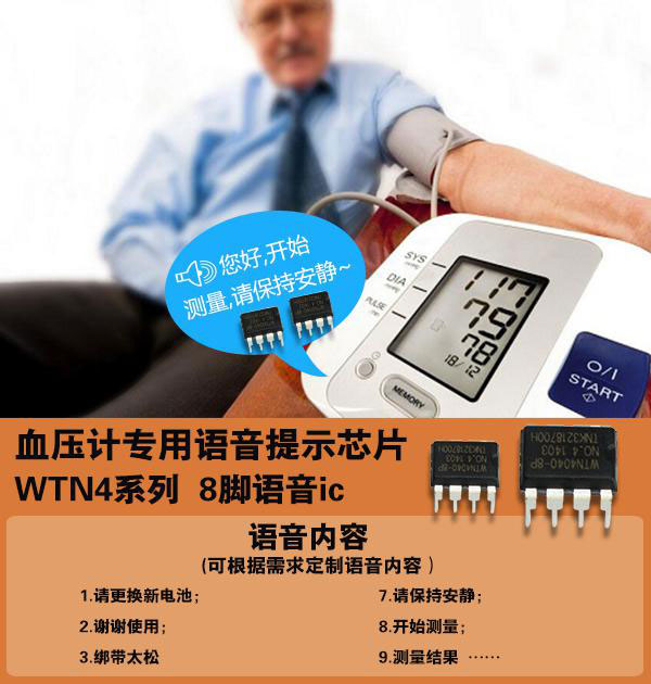 智能语音血压计语音芯片推荐
