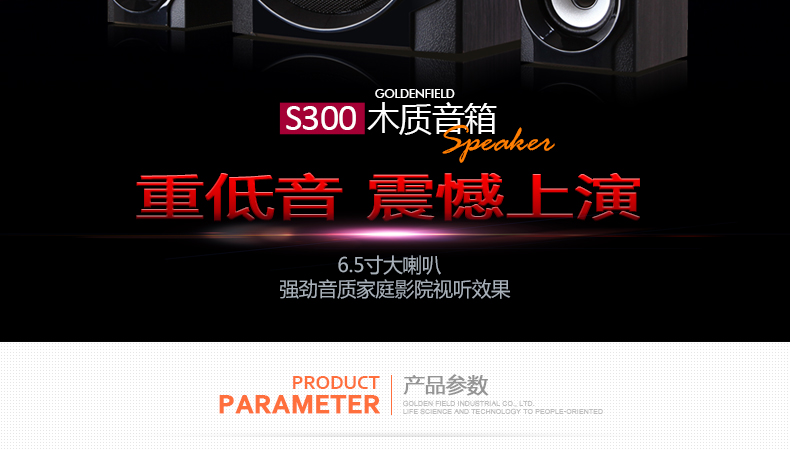 金河田S300音箱