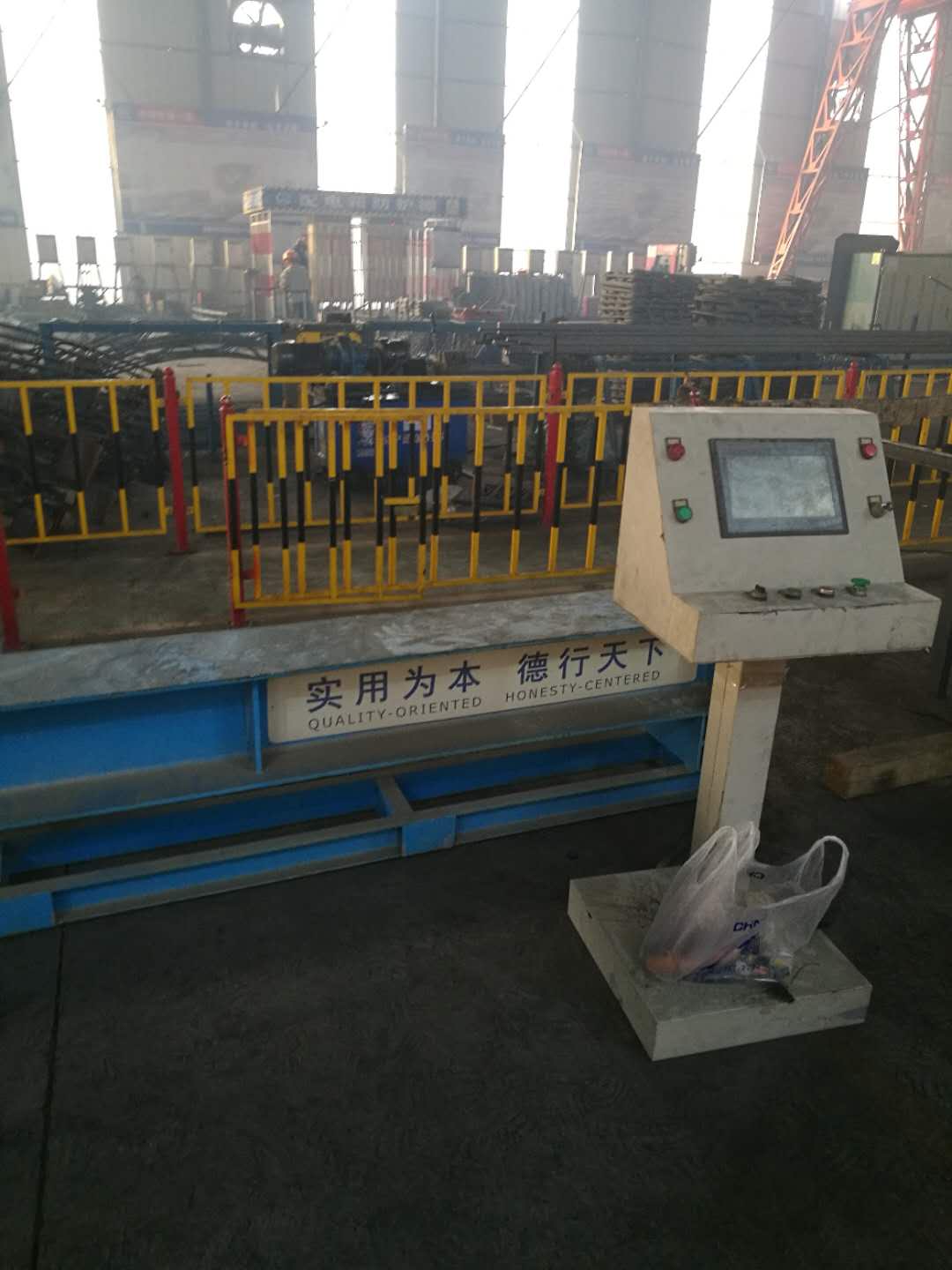 中鐵一局格庫(kù)鐵路PJS標(biāo)鋼筋加工廠