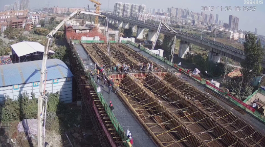 黃陂區(qū)新十公路延長線新河特大橋工程首聯(lián)現(xiàn)澆箱梁順利澆筑 黃陂區(qū)新十公路延長線新河特大橋工程首聯(lián)現(xiàn)澆箱梁順利澆筑