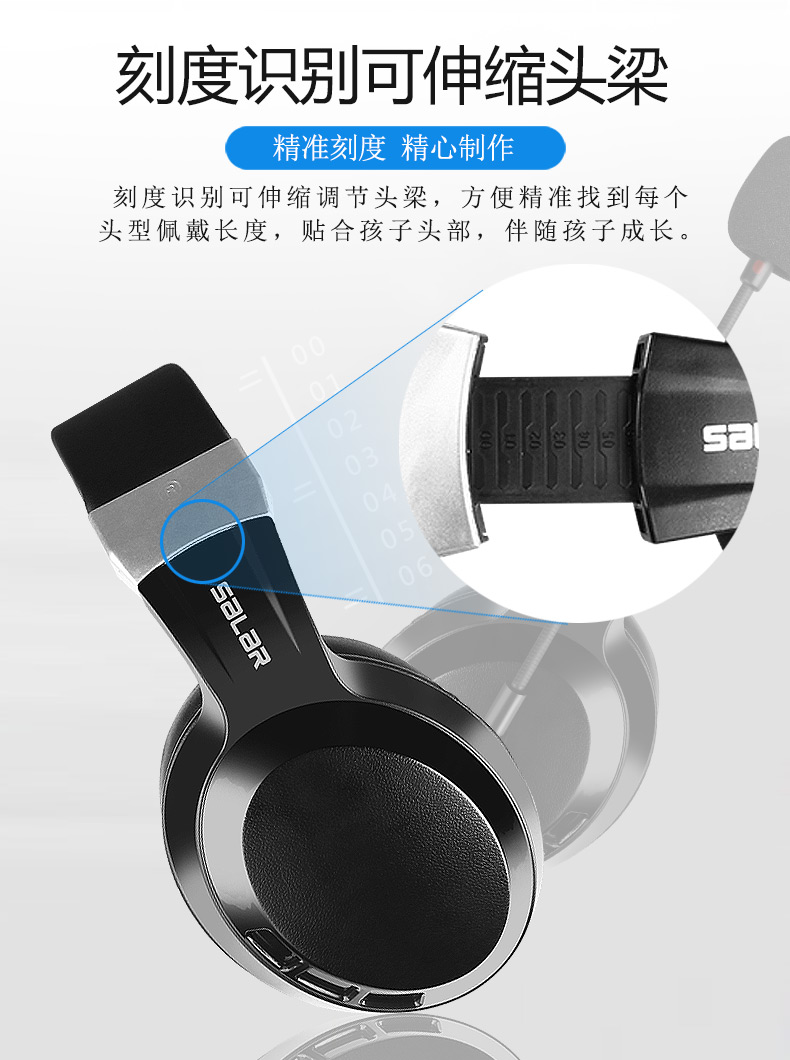 声籁E28头戴式耳麦(英语听力考试中考人机对话专用口语笔记本耳麦USB带麦克风话筒降噪）