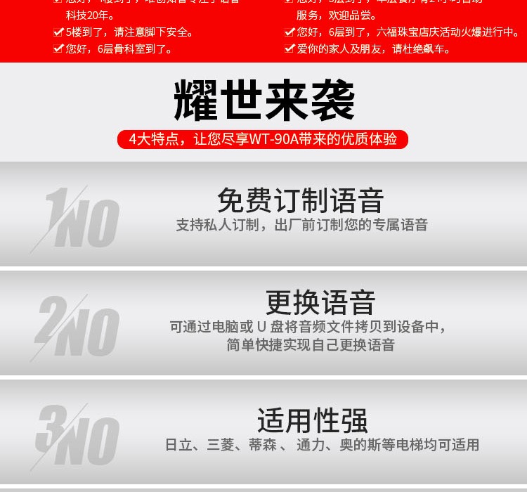 电梯语音广告机 电梯语音广告机
