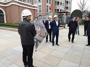 成都市委组织部、区委领导莅临新川外国语学校进行调研