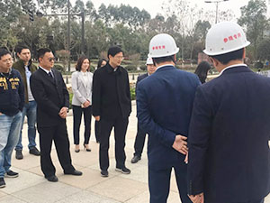 成都市委组织部、区委领导莅临新川外国语学校进行调研 成都市委组织部、区委领导莅临新川外国语学校进行调研