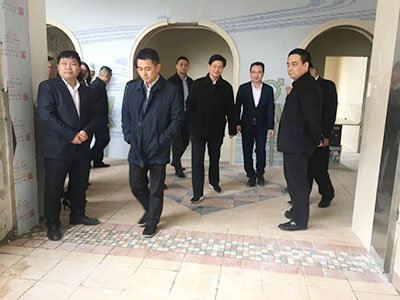 成都市委组织部、区委领导莅临新川外国语学校进行调研
