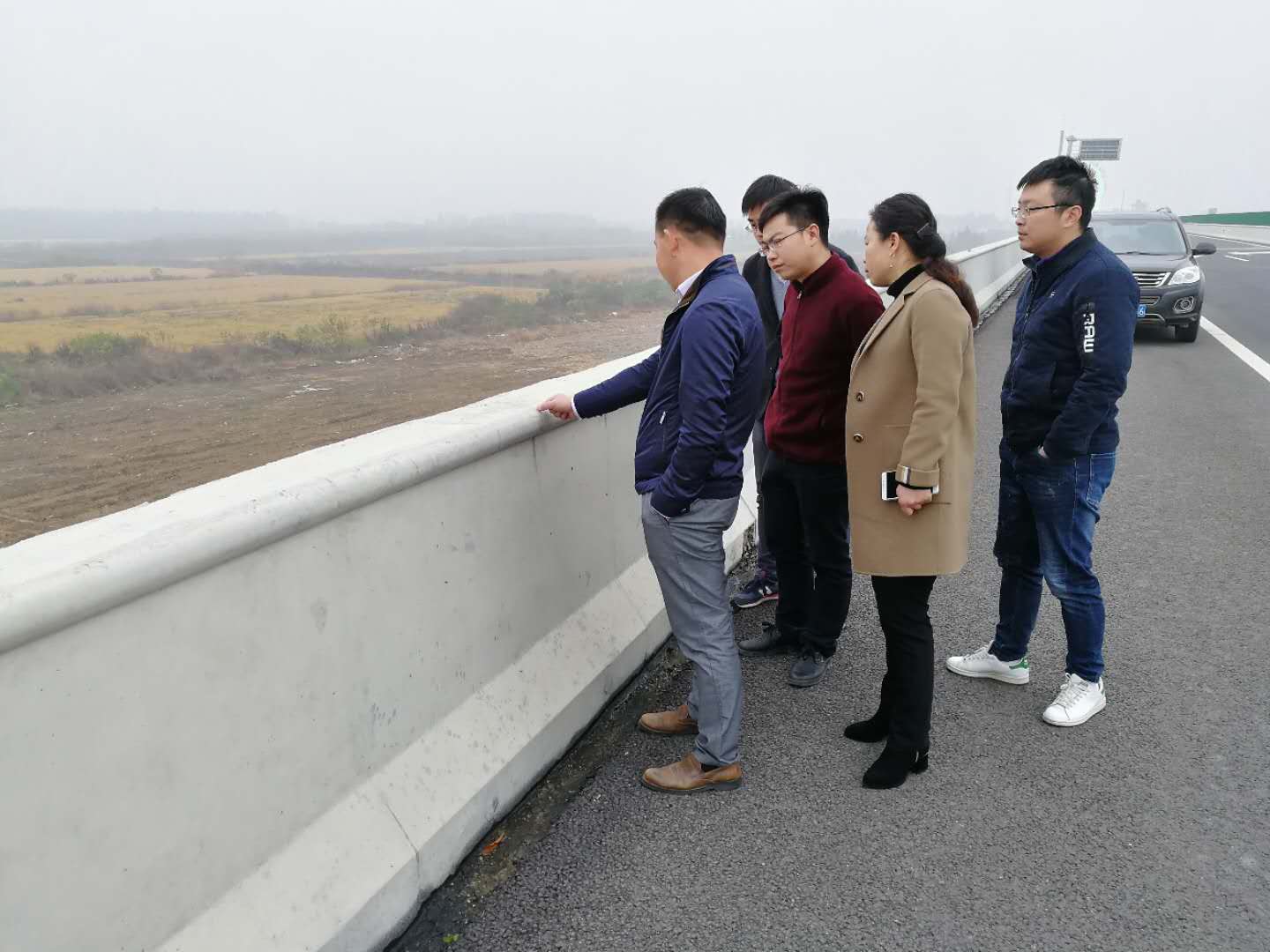硚孝高速項(xiàng)目接受“湖北省市政金杯示范工程”現(xiàn)場復(fù)查 硚孝高速項(xiàng)目接受“湖北省市政金杯示范工程”現(xiàn)場復(fù)查