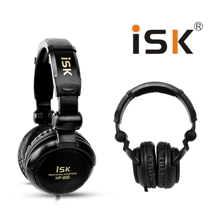 ISK HP-800专业监听耳机头戴式不带麦