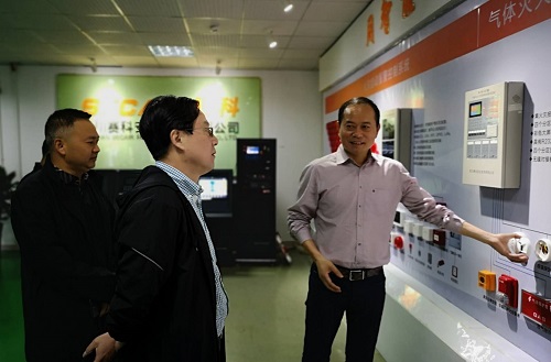 侯自强会长考察赛科安全技术有限公司 侯自强会长考察赛科安全技术有限公司
