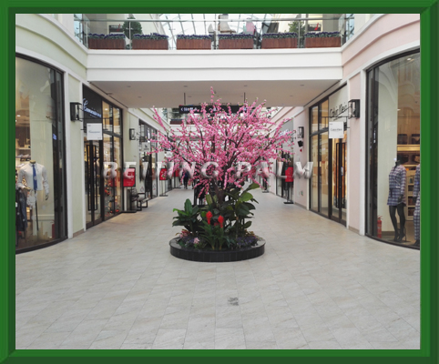 We just finished the landscaping project in Sipuruisi Outlets Mall in Chaoyang Dis,Beijing.