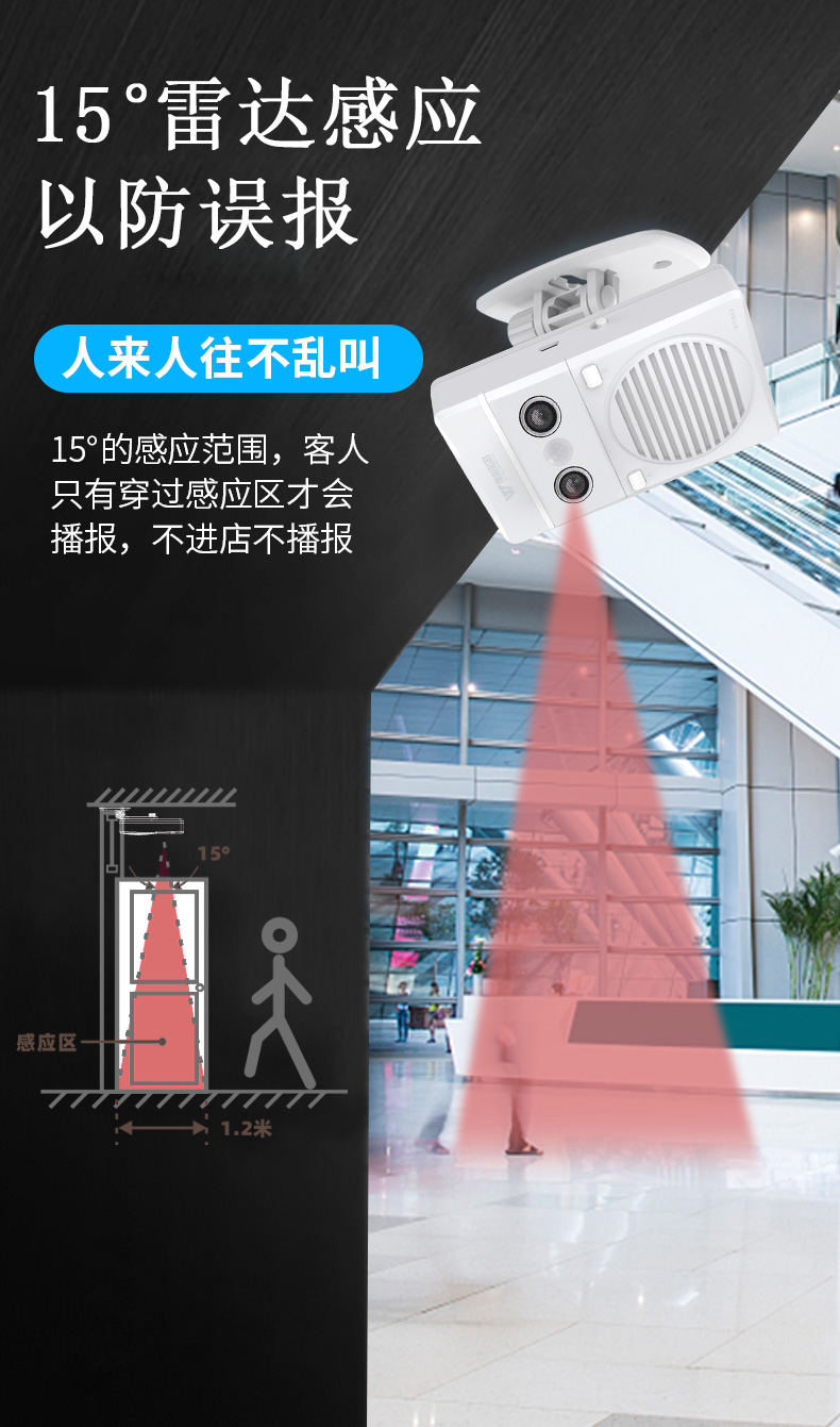 WT-XS2雷达感应语音提示器