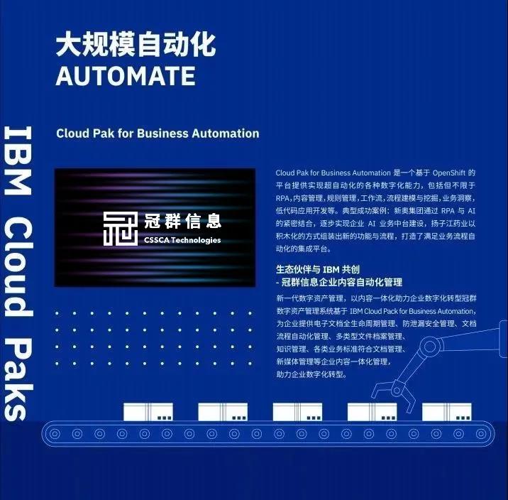 冠群信息携手IBM，共筑伙伴生态系统，共创企业内容自动化管理